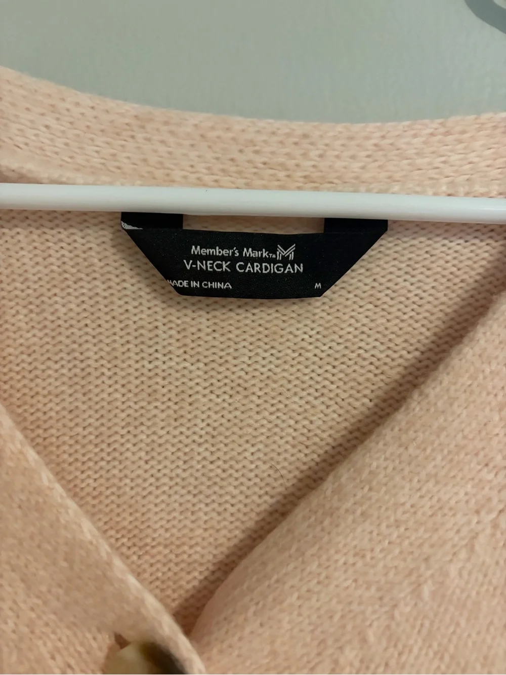 Baby Pink Cardigan Sweater